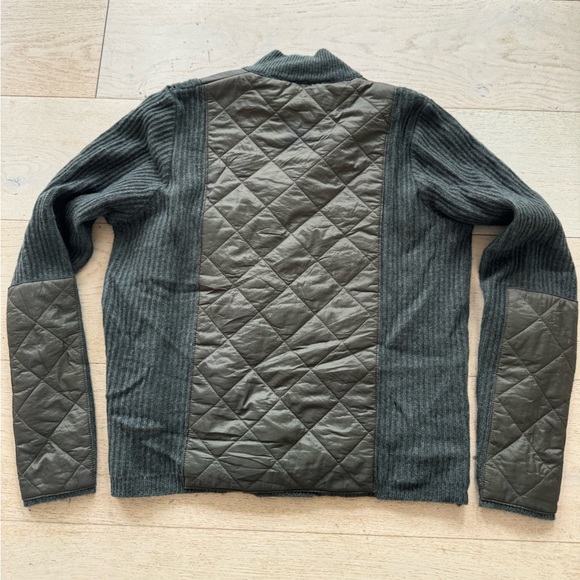 Barbour Sporting Zip Knit Jacket US 10 Olive - Picture 5 of 9